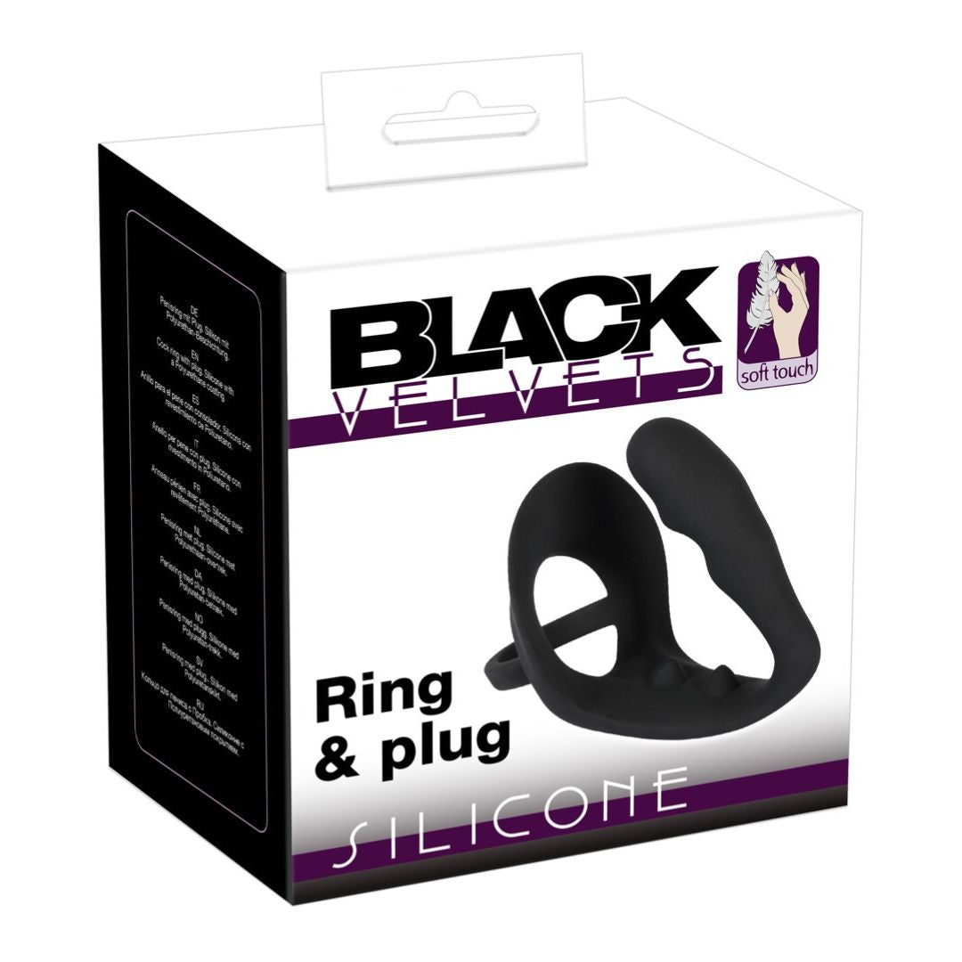 Penis-/Hodenring „Ring & plug“ - OH MY! FANTASY