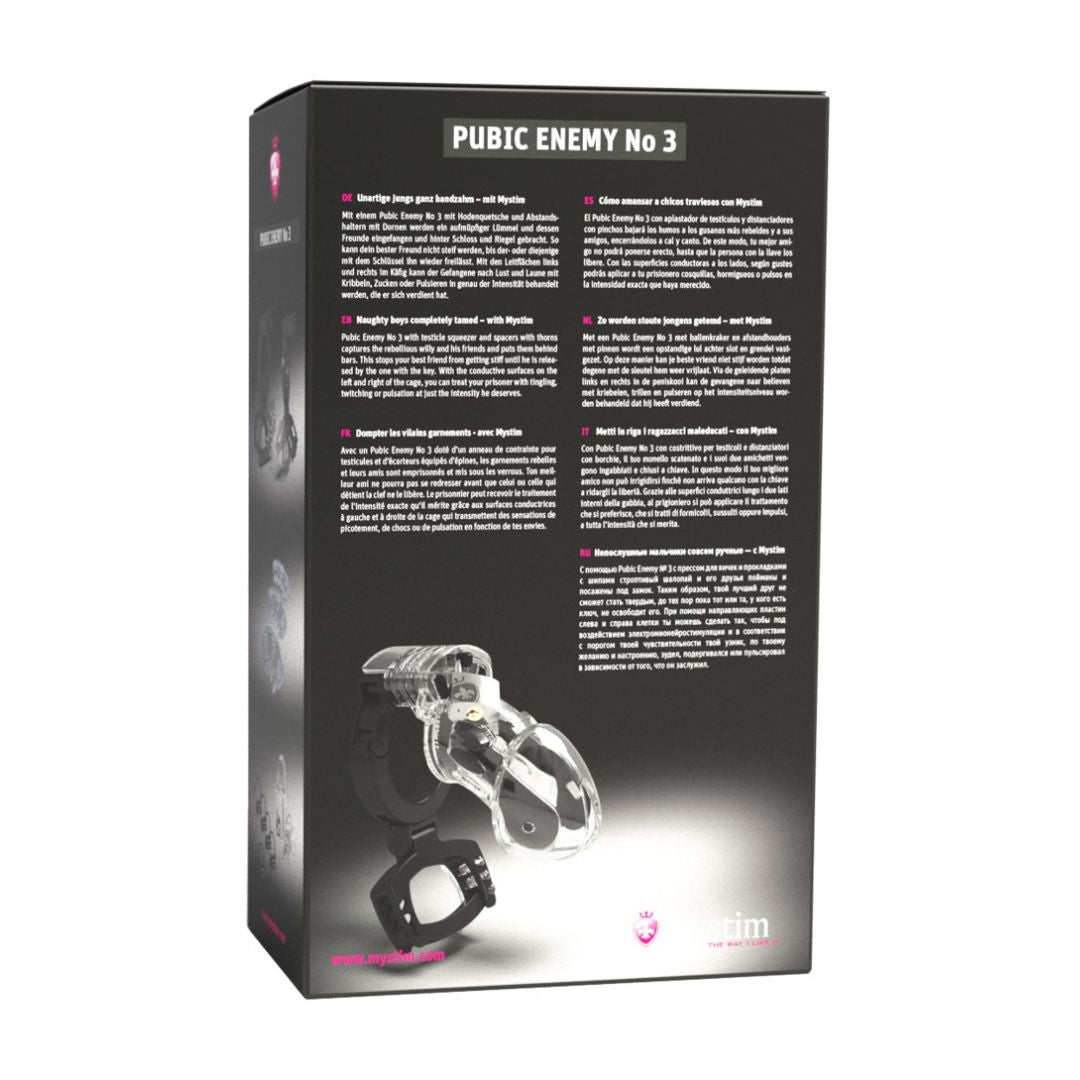 Peniskäfig „Pubic Enemy No 3“ - OH MY! FANTASY