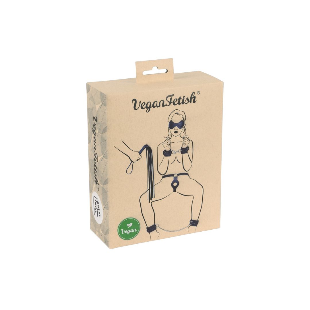 Bondage-Set vegan mit Fesseln, Flogger und Augenbinde, 5-teilig - OH MY! FANTASY