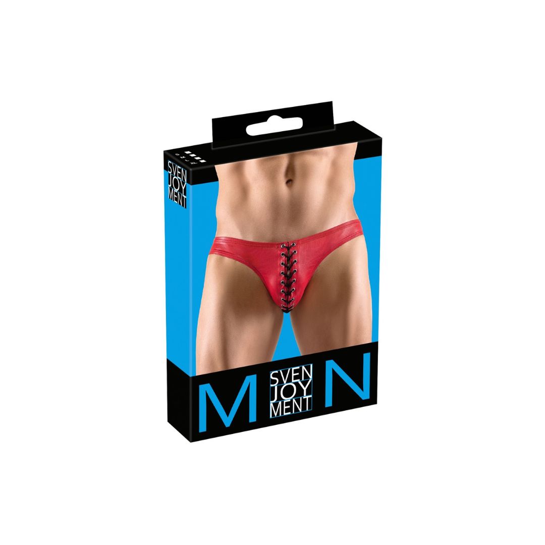 Slip im Glanzlook mit Frontschnürung - OH MY! FANTASY