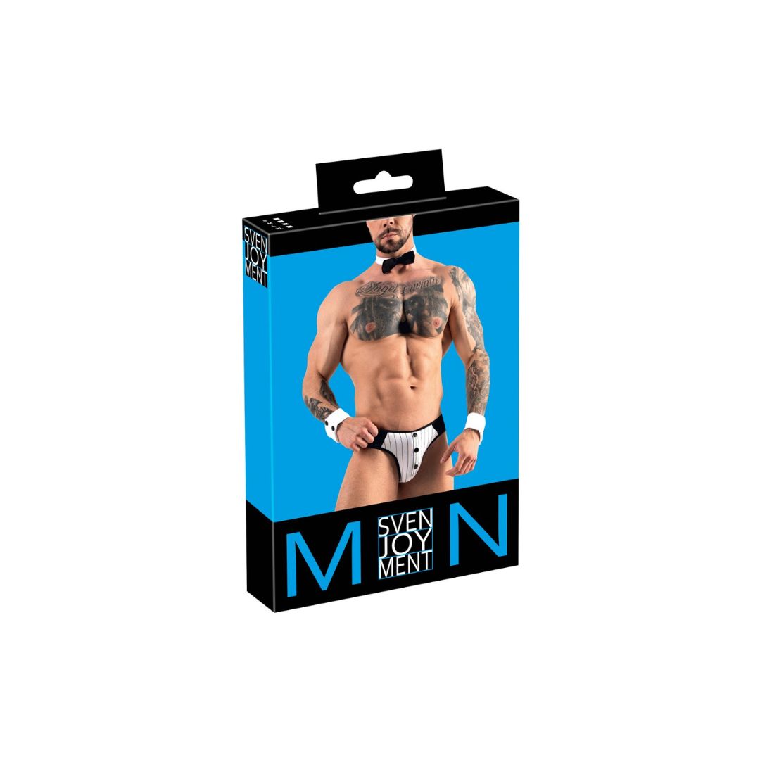Jockslip plus Handgelenk-Manschetten und Fliege im Set - OH MY! FANTASY