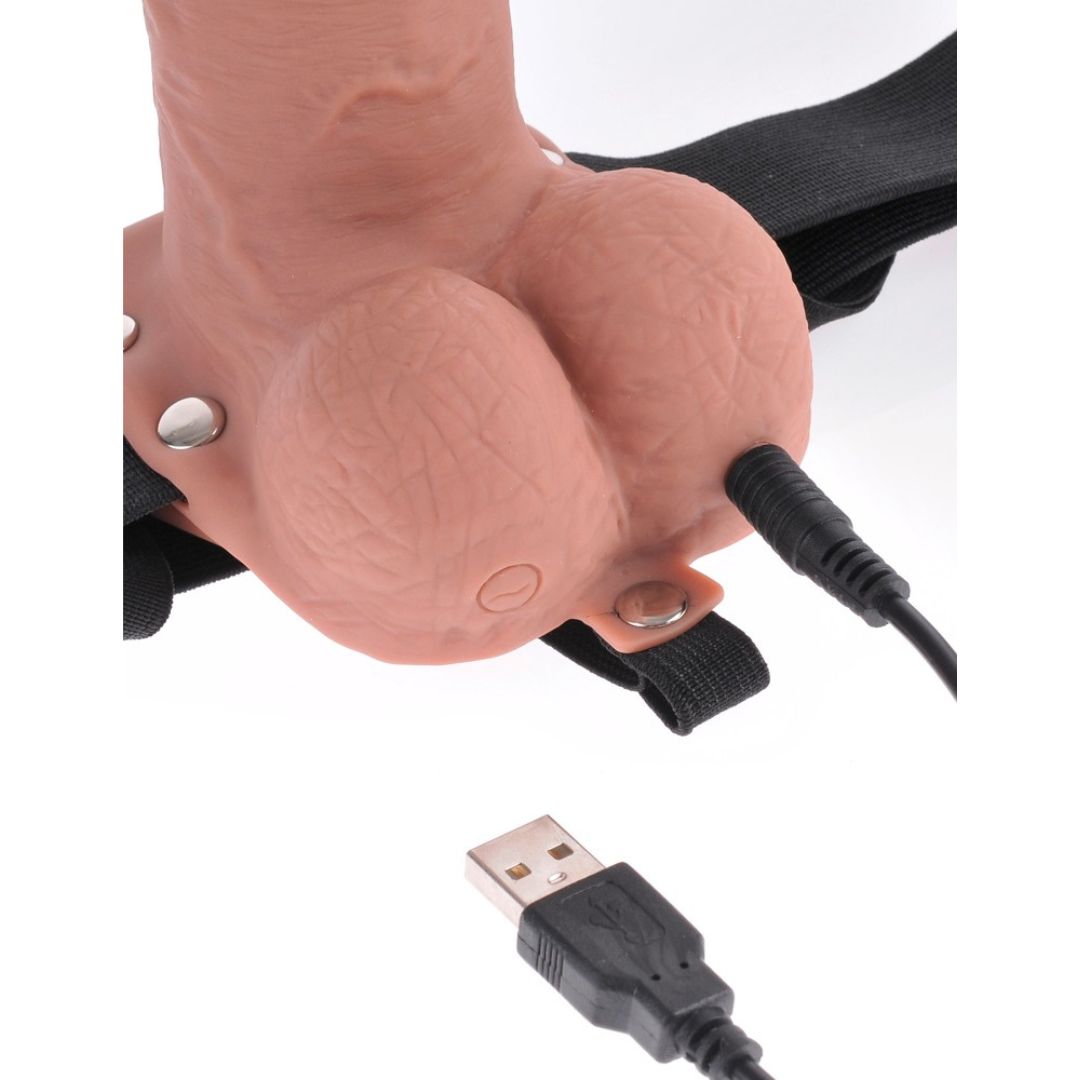 Umschnallvibrator „Hollow Strap-On with Rechargeable Remote“ - OH MY! FANTASY
