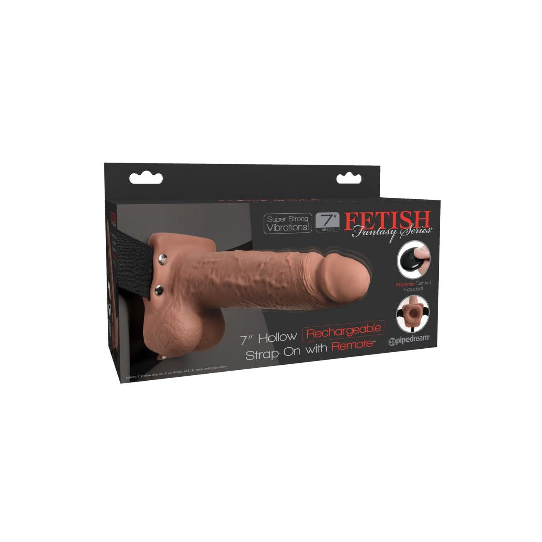 Umschnallvibrator „Hollow Strap-On with Rechargeable Remote“ - OH MY! FANTASY