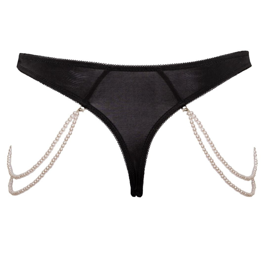 Riostring mit Stickereispitzen und Doppel-Perlenkette - OH MY! FANTASY