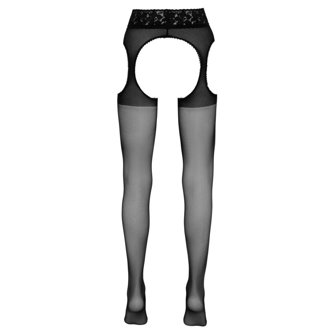 Straps-Strumpfhose Ouvert mit Cut-Outs aus Spitze - OH MY! FANTASY