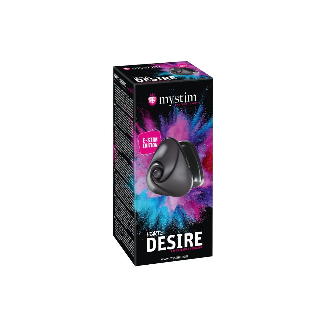 Auflegevibrator „Heart's Desire“ mit E-Stim - OH MY! FANTASY