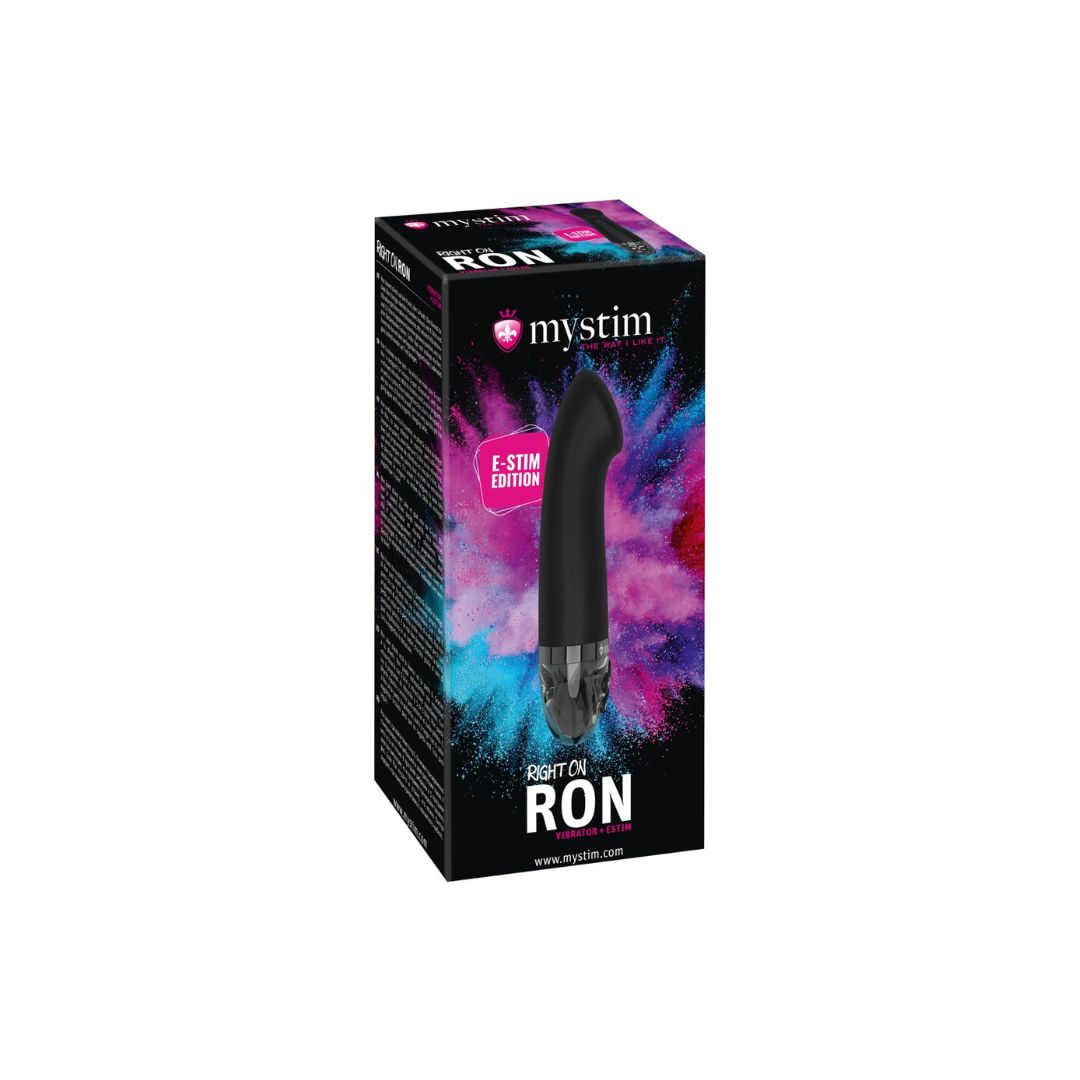 E-Stim Vibrator „Right on Ron“ mit E-Stim - OH MY! FANTASY