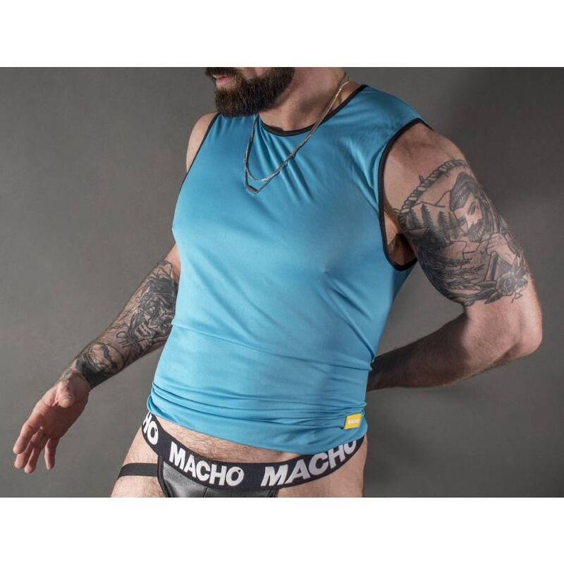 T-Shirt “Macho”, blau - OH MY! FANTASY