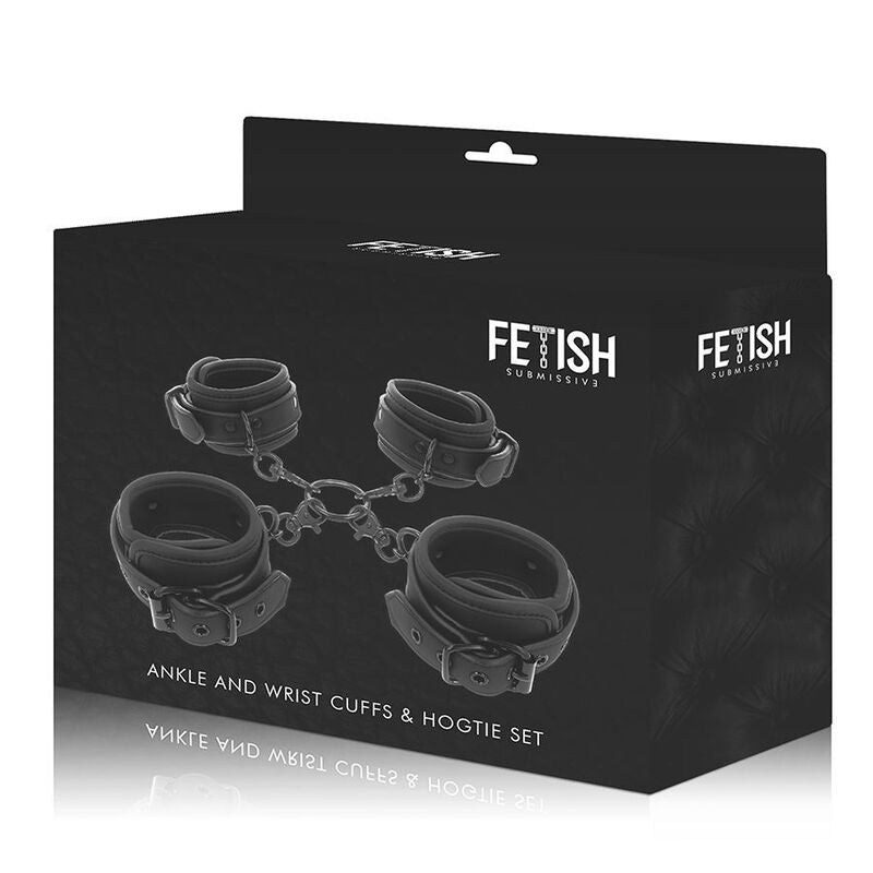 Fessel-Set "Ankle and Wrist Cuffs & Hogtie Set", 5-teilig - OH MY! FANTASY