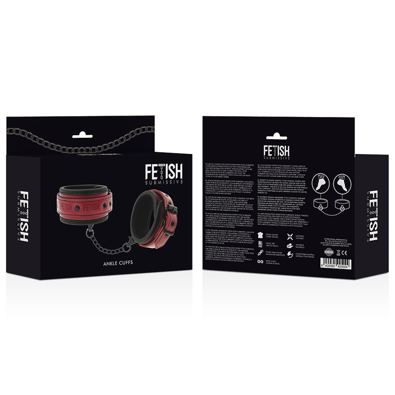 Fußfesseln auf veganem Leder - OH MY! FANTASY