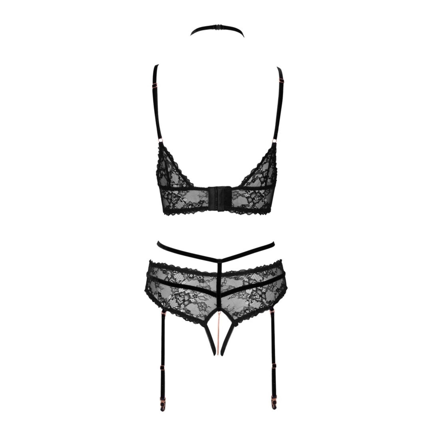 Bralette und Straps-Slip Ouvert - OH MY! FANTASY