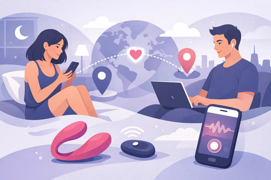 App gesteuerter Vibrator in Fernbeziehung
