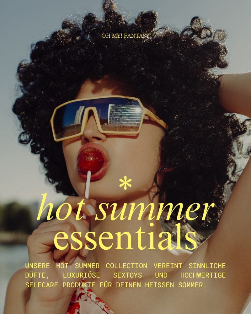 Entdecke unsere Hot Summer Essentials mit verführerischen Dessous und aufregenden Toys für unvergessliche Sommermomente. 