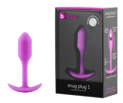 B-vibe - Snug Plug 1 - Gewichteter Analplug