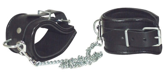 ZADO - Fußfesseln - Leder-Fußmanschetten