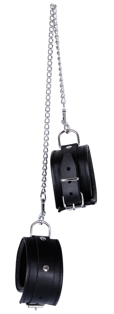 ZADO - Fußfesseln - Leder-Fußmanschetten