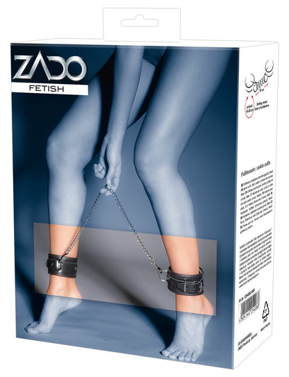 ZADO - Fußfesseln - Leder-Fußmanschetten