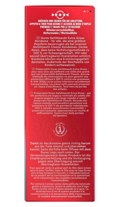 Durex - Gefühlsecht Extra - Kondome