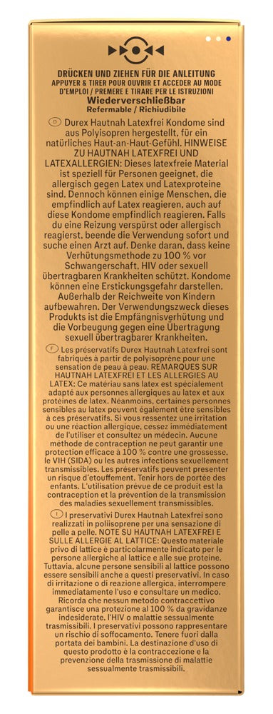 Durex - Hautnah Latexfrei - Kondome