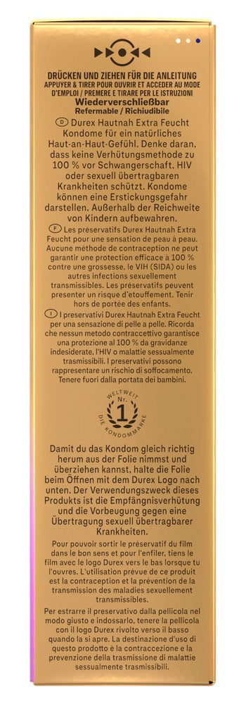 Durex - Hautnah Extra Feucht- Kondome