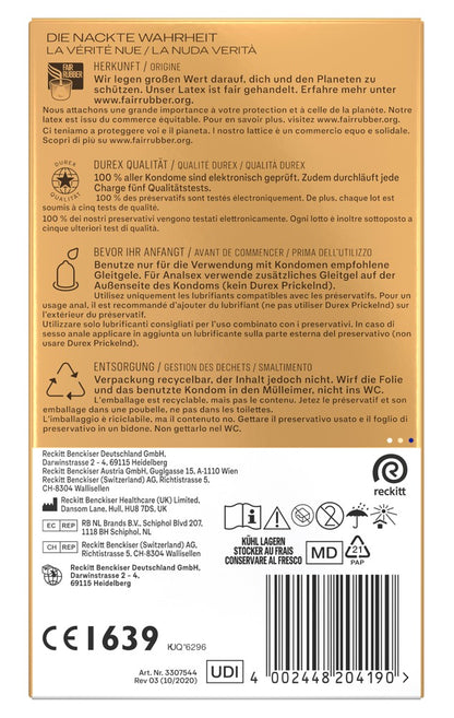 Durex Kondome Hautnah Extra Groß XXL (10 St.)