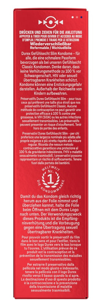 Durex - Gefühlsecht Slim - Kondome