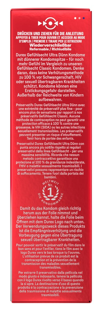 Durex - Gefühlsecht Ultradünn - Kondome