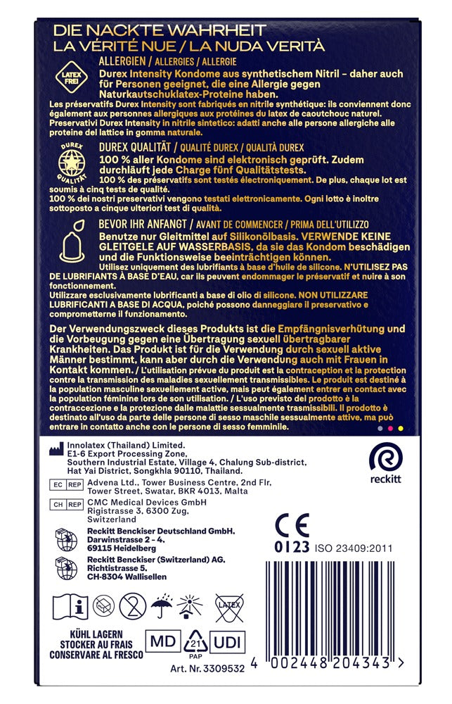 Durex - Intensity - Latexfreie Kondome