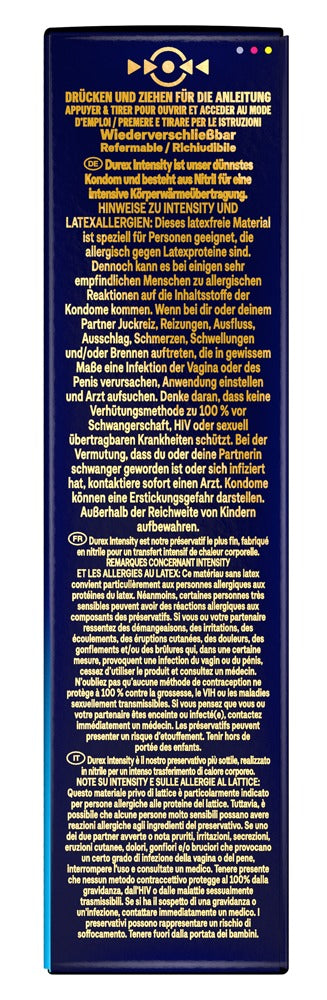Durex - Intensity XXL - Latexfreie Kondome