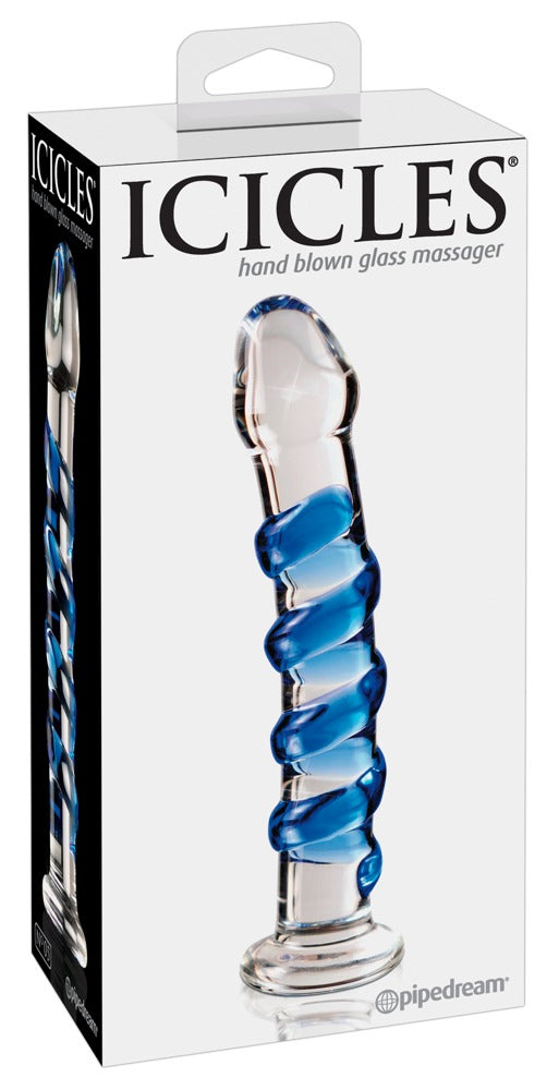 Icicles - No. 5 - Handgefertigter Glasdildo