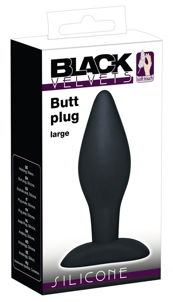 Black Velvets - Analplug - klassischer Butt Plug Large
