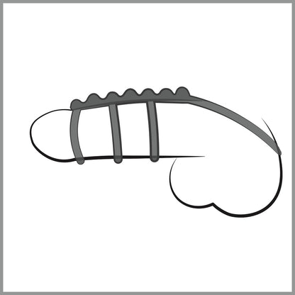 Bad Kitty - Cockring-Set mit Hodenring