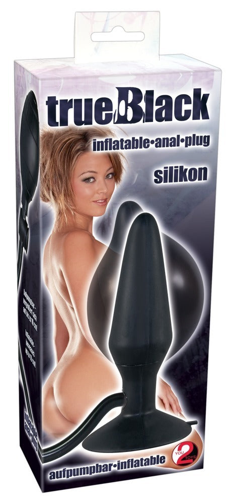 You2Toys - True Black - Aufblasbarer Analplug