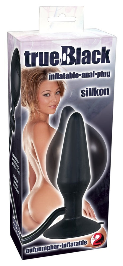 You2Toys - True Black - Aufblasbarer Analplug