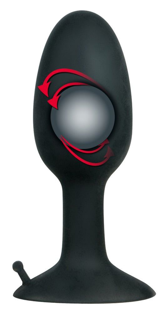 Backdoor Friend - Analplug mit rotierender Stimulationskugel
