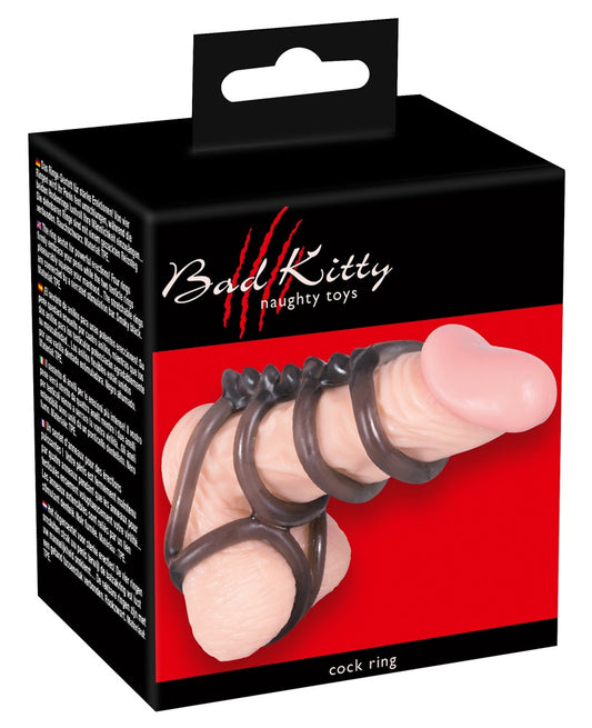 Bad Kitty - Penis- und Hodenring-Set