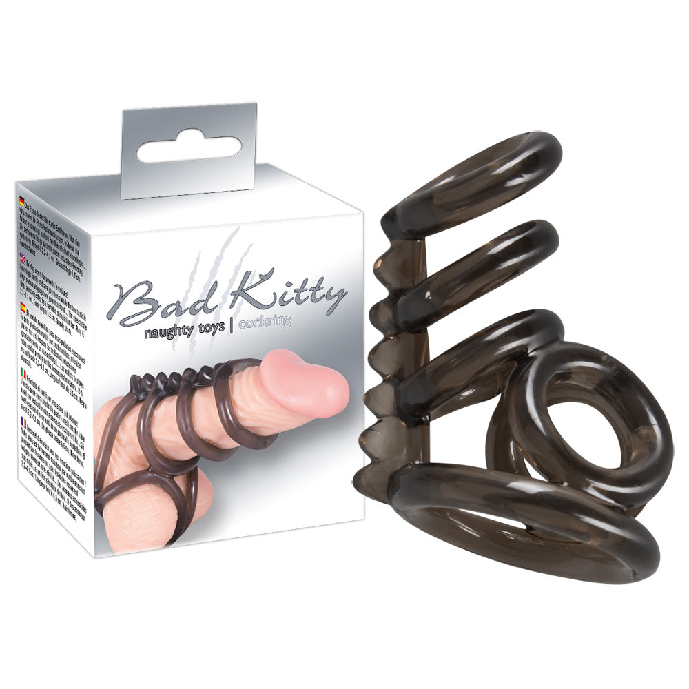 Bad Kitty - Penis- und Hodenring-Set