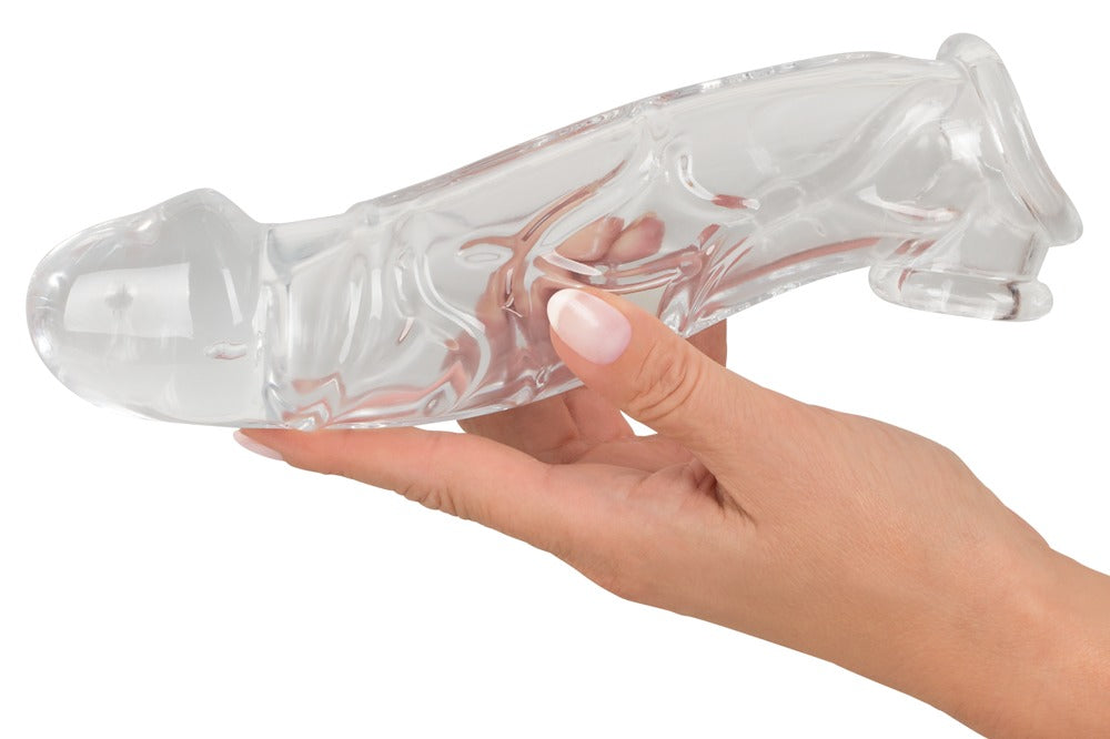 Crystal - Penishülle mit Hodenmanschette