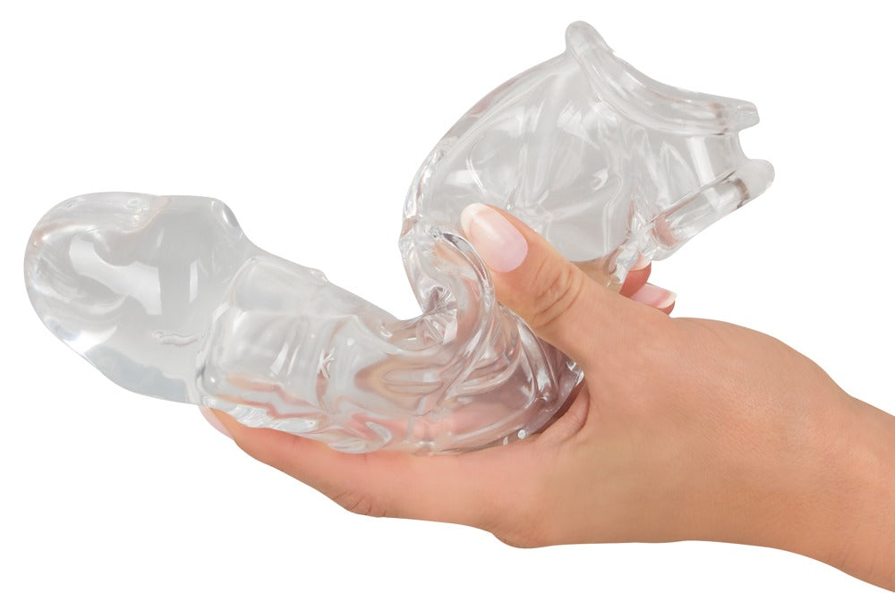 Crystal - Penishülle mit Hodenmanschette