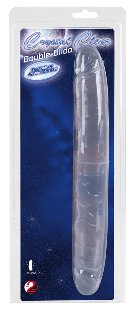 Crystal - Double Pleasure - Doppel-Dildo für gleichzeitige Stimulation