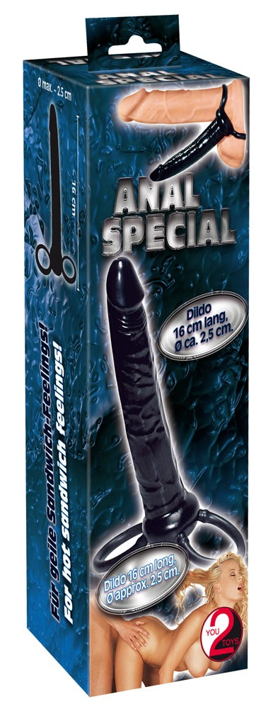 You2Toys - Analdildo mit Penis- und Hodenring