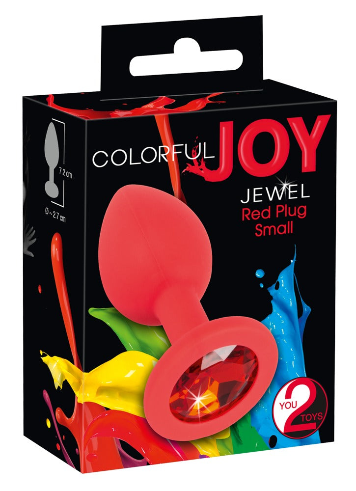 Colorful Joy - Analplug mit Schmuckstein - Sinnliche Stimulation