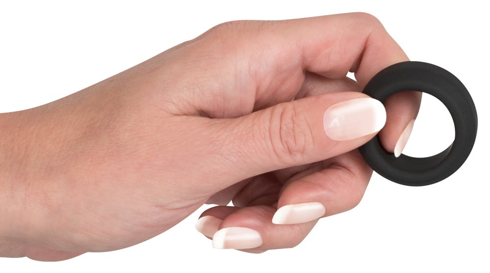 Black Velvets - Penisring mit Druckeffekt