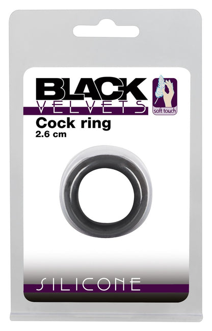 Black Velvets - Penisring mit Druckeffekt