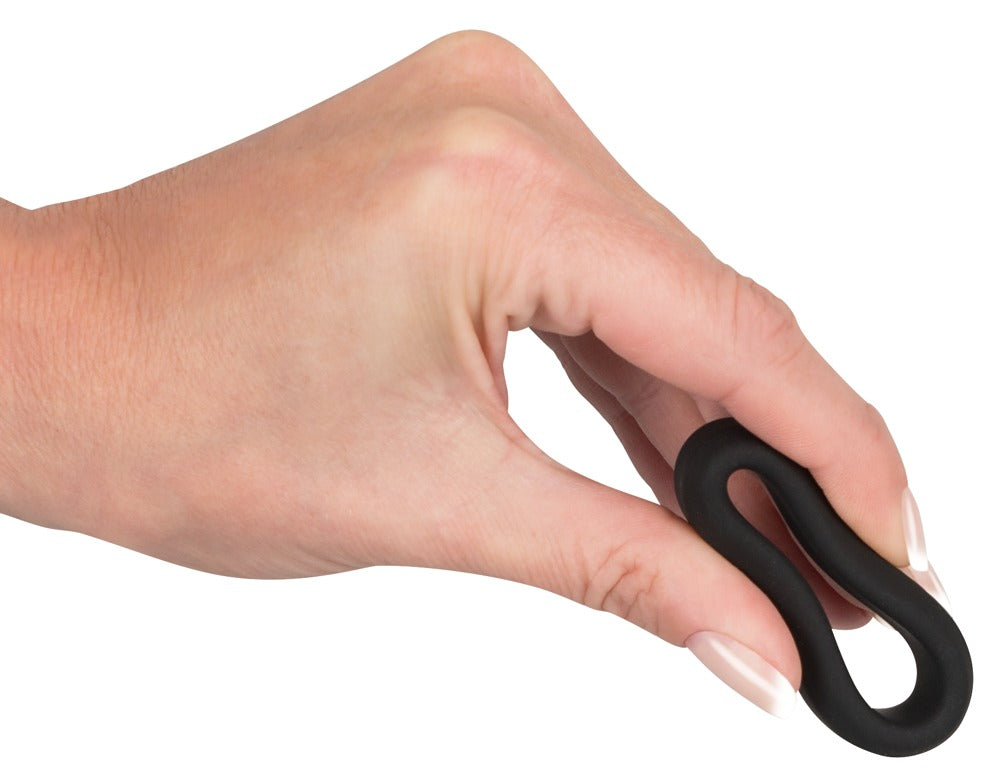 Black Velvets - Penisring mit Druckeffekt