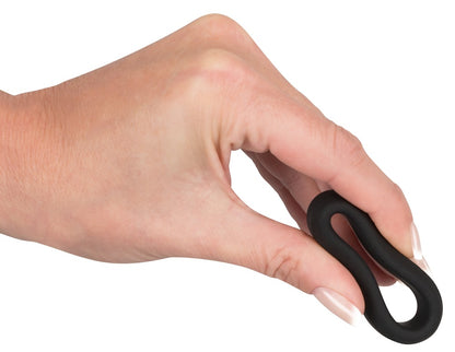 Black Velvets - Penisring mit Druckeffekt