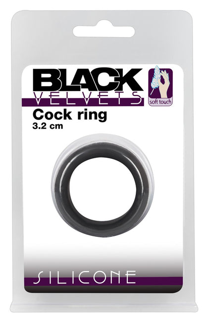 Black Velvets - Penisring mit Druckeffekt