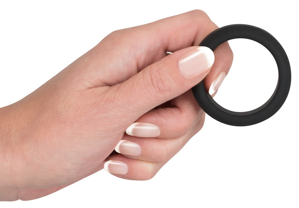 Black Velvets - Penisring mit Druckeffekt