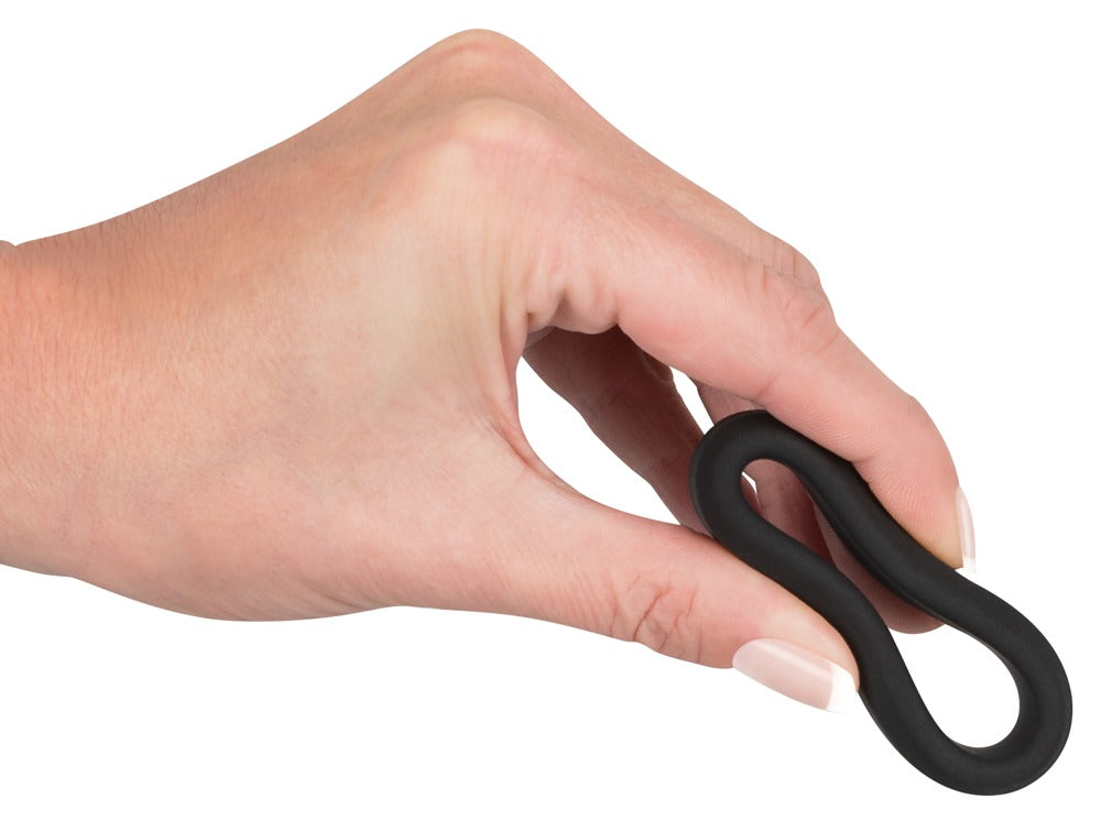 Black Velvets - Penisring mit Druckeffekt