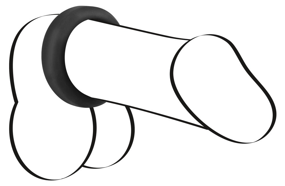 Black Velvets - Penisring mit Druckeffekt